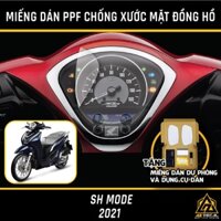 [MUA 1 TẶNG 1] Miếng Dán PPF Chống Xước Bảo Vệ Mặt Đồng Hồ Xe Honda SH Mode 2021 | Film PPF Chống Nước, Dễ Dán