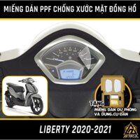 [MUA 1 TẶNG 1] Miếng Dán PPF Chống Xước Bảo Vệ Mặt Đồng Hồ Xe Máy Liberty 2020-2021 | Chất Liệu Film PPF Nhập Khẩu