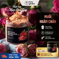 [MUA 1 TẶNG 1] Muối Ngâm Chân Thảo Dược HIMALAYA & HOA HỒNG Bổ Sung Dầu Oliu & Vitamin E Giúp Dưỡng Ẩm Da HENY GARDEN
