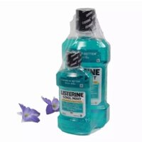 (Mua 1 tặng 1) Nước súc miệng Listerine 750ml cool mint tặng kèm nước súc miệng listerine  250ml bạc hà