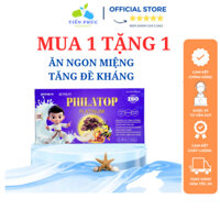 (MUA 1 TẶNG 1) Philatop hỗ trợ bé ăn ngon tiêu hoá khoẻ hộp 20 ống Trần Gia
