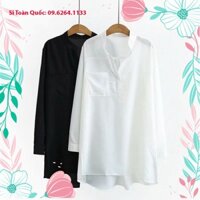 [MUA 1 TẶNG 1 QUÀ, CÓ SẴN] Áo ngủ sexy gợi cảm sơ mi voan cát chất đẹp