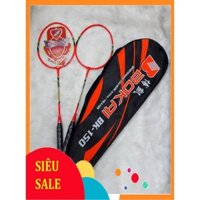 [Mua 1 tặng 1] [Rẻ vô địch] Vợt cầu lông cặp Bokai 150 tặng kèm cặp ống cầu nhựa 6 quả