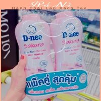 [MUA 1 TẶNG 1] SET 2 CHAI PHẤN RÔM THƠM DNEE THÁI LAN 380G MẪU MỚI