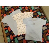 MUA 1 TẶNG 1 Set 3 áo/ 3 bodysuit cộc tay cho bé