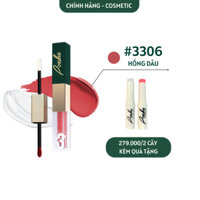 [MUA 1 TẶNG 1] Son Kem 2 Đầu Posshe Siêu Lì Không Trôi Màu 3306 - Mua 2 Cây Tặng Sáp Dưỡng Và Sáp Tẩy Trang Posshe