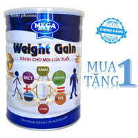 [Mua 1 tặng 1] Sữa bột tăng cân hiệu quả Mega Extra Gold Weight Gain 900g