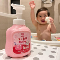 (Mua 1 Tặng 1) Sữa Tắm Dạng Bọt Arau Baby Xuất Xứ Nhật Bản An Toàn Cho Bé