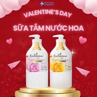 [Mua 1 Tặng 1] Sữa Tắm Nước Hoa Enchanteur Cao Cấp Tím/Vàng/Hồng 650g - Hương Thơm Thư Giãn, Cân Bằng Độ Ẩm, Cho Làn Da