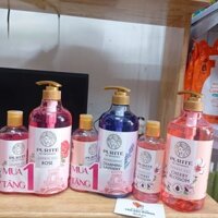 [Mua 1 Tặng 1] Sữa Tắm Purité Thiên Nhiên Sáng Mịn Da 850ml tặng 250ml