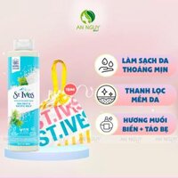 [MUA 1 TẶNG 1] Sữa Tắm ST.Ives Exfoliating Body Wash 650ml + Túi Tote Rút Dây/ Tẩy Tế Bào Chết Mặt St.Ives 90g