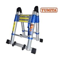 [Mua 1 tặng 1] THANG NHÔM RÚT ĐÔI YUMITA 5M (2.5-2.5M)- BẢO HÀNH 2 NĂM, CHÍNH HÃNG-  tặng bộ đồ nghề sửa chữa giá 300k