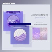 [Mua 1 Tặng 1]kakashow Aurora hai tông màu bột có độ bóng cao Chameleon có độ bóng cao và chỉnh sửa toàn bộ đĩa ngọc trai làm sáng khuôn mặt