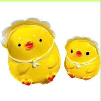 [Mua 1 tặng 1]Ống tiết kiệm Gà Con Đội mũ Size To-lợn đất heo đất tiết kiệm trang trí