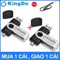 【Mua 1 tặng 1】Usb Kingdo 128GB USB2.0, nhỏ gọn thiết kế vỏ kim loại chống nước