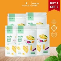 [Mua 1 tặng 2] Combo 5 Gói Trái Cây Sấy Không Đường 100g we'natur (tặng 2 gói trái cây sấy 100g)