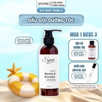 [MUA 1 TẶNG 2] Dầu Gội Chăm Sóc Tóc SPAPRO Biotin Thực Vật 180ML