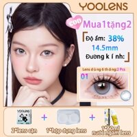 [MUA 1 TẶNG 2]YOOLENS Kính áp tròng lens xanh dương lens cận 6 tháng lens 14.5mm có độ (0-10) 1 cặp