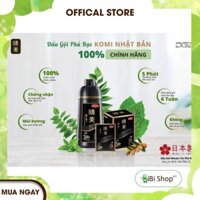 💥💧[MUA 1 TẶNG 3]💥💧Dầu Gội Phủ Bạc Tóc KOMI Nhật Bản Màu Nâu Hạt Dẻ [CHÍNH HÃNG]💥💧