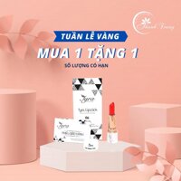 [MUA 1 TẶNG 3]💄SON TYRA LIPSTICK MUA 1 ĐƯỢC 2 SON & 2 DƯỠNG MÔI TRÀ XANH