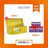 [MUA 1 TẶNG 5] Cà phê đen Premium với Bạch sâm Hoàng đế (30 gói x 3,5g) - COFFEECELL - Hàng Chính Hãng