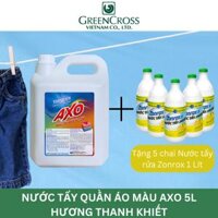 MUA 1 TẶNG 5 Nước tẩy quần áo màu đánh bay vết bẩn AXO 5 Lít Tiết Kiệm - Hương Thanh Khiết