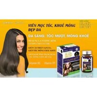 [Mua 1 Viên uống tặng 1 Dầu gội] Viên uống BLACK BIOTIN - Hỗ trợ làm đen tóc, giúp tóc móng chắc khỏe, giảm gãy rụng