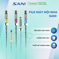 (Mua 10 Tặng 1) File Máy Nội Nha Sani Cây Trâm Bền Dẻo Linh Hoạt Thiết Kế Thông Minh Dễ Sử Dụng