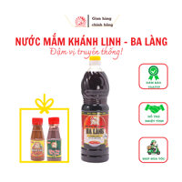 MUA 1L NƯỚC MẮM CÁ CƠM THAN BA LÀNG 38N TẶNG COMBO MẮM TÔM MẮM TÉP 100G