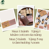 [Mua 2 bánh tặng 1 khăn lau bếp cotton] [Mua 3 bánh tặng 5 nụ trầm hương] Xà Bông Dầu Mù U 100gr (Tamanu Oil Soap)