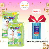 MUA 2 Bỉm tã quần BabyLove siêu thấm khô thoáng Tặng 1 khăn ướt Fressi 20  Size M48/L48/XL48/XXL48/XXXL32 Cami kids shop