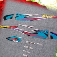 (Mua 2 bộ tặng 1 bộ) Trọn bộ tem xe  WAVE S 110, tem theo xe đầy đủ chi tiết, đủ loại