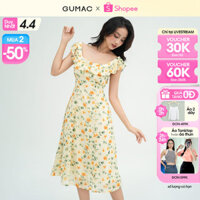[MUA 2 GIẢM 50%] Đầm A xòe viền bèo thời trang GUMAC DE05034