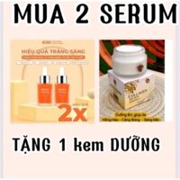 Mua 2 serum KIM BABY FACE tinh chất dưỡng trắng+ TẶNG 1 kem FACE COLLAGEN SỮA NON 30G.