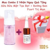 (MUA 2 TẶNG 1) Combo 2sp SRM Hyaloten Liquid Cleanse+Serum Đường Đen Fcort Energy C