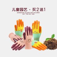 Mua 2 Tặng 1, Găng Tay Làm Vườn Trẻ Em Chống Thấm Nước Chống Thấm Nước Cho Thú Cưng Chống Cắn Găng Tay Bảo Vệ Lao Động Đường Biển Làm Việc Nhà Cao Su 3.29