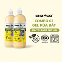 [MUA 2 TẶNG 1] Gel Rửa Bát Tự Nhiên Chuyên Dùng Cho Máy ENZYCO 1 Lít, Làm Sạch An Toàn Bằng Enzyme Sinh Học