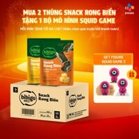 [Mua 2 tặng 1 mô hình] COMBO tiết kiệm Snack Rong biển ăn liền Hàn Quốc Bibigo (Vị truyền thống/ Bắp mật ong/ Phô mai.