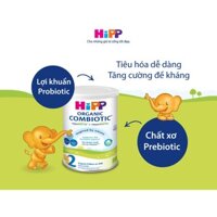 [Mua 2 Tặng 1] Sữa bột siêu sạch HiPP số 2 Combiotic Organic 800g ( Tặng kèm 1 lon 350g khi mua 2 lon 800g)