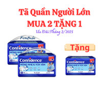 [Mua 2 Tặng 1] Tã Quần Người Lớn Confidence size M16/L14/M32/L28 miếng
