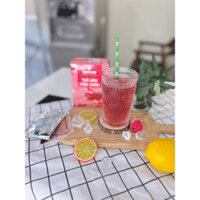 [Mua 2 tặng 1] Trà dâu Mộc Châu BKB (1 hộp 5 set gồm trà và siro dâu) thơm ngon, tiện lợi