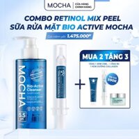 [Mua 2 tặng 3]Combo chính hãng Peel Da Mocha + Sữa Rửa Mặt Bio Active Dịu Nhẹ Lành Tính Cho Cả Da Dầu Mụn Nhạy Cảm
