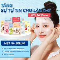 [Mua 20 tặng 10]Combo 20 miếng Mặt nạ dưỡng da thuần chay MIRACLAIR serum mask 23G