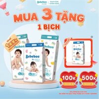[MUA 3 BỊCH TẶNG 1 BỊCH ] Combo 4 Bich Tã/Bỉm Dán/Quần Bebeboo đủ size NB80/S70/M60/M54/L50/XL46/XXL42/XXXL40