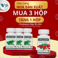 (Mua 3 tặng 1) Cholessen - Hỗ Trợ Giảm Mỡ Máu, Tốt Cho Sức Khỏe, Gan và Tim mạch