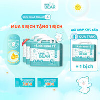 [Mua 3 Tặng 1] Combo 4 Bịch Tã Bỉm Quần/Dán LITTLE BEAR ECO Size NB54/S48/M44/L40/XL36/XXL34/XXXL32