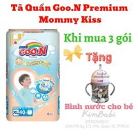 [Mua 3 tặng 1 quà] Tã quần Goon Mommy Kiss cao cấp size L44/XL40/XXL34 miếng