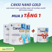 [MUA 3 TẶNG 1] Sữa bột Canxi Tốt Xương Khớp Cho Người Già Canxi Nano Gold Chính Hãng 400g