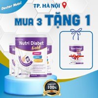 [MUA 3 TẶNG 1] Sữa Tiểu Đường Nutri Diabet 900g Kiểm Soát Đường Huyết Phòng Ngừa 90% B.i.ế.n C.h.ứ.n.g Tiểu Đường