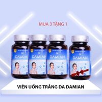 [MUA 3 TẶNG 1] Viên Uống Dakami Damian Trắng Da Mờ Nám Chống Nắng Hộp 30 Viên
